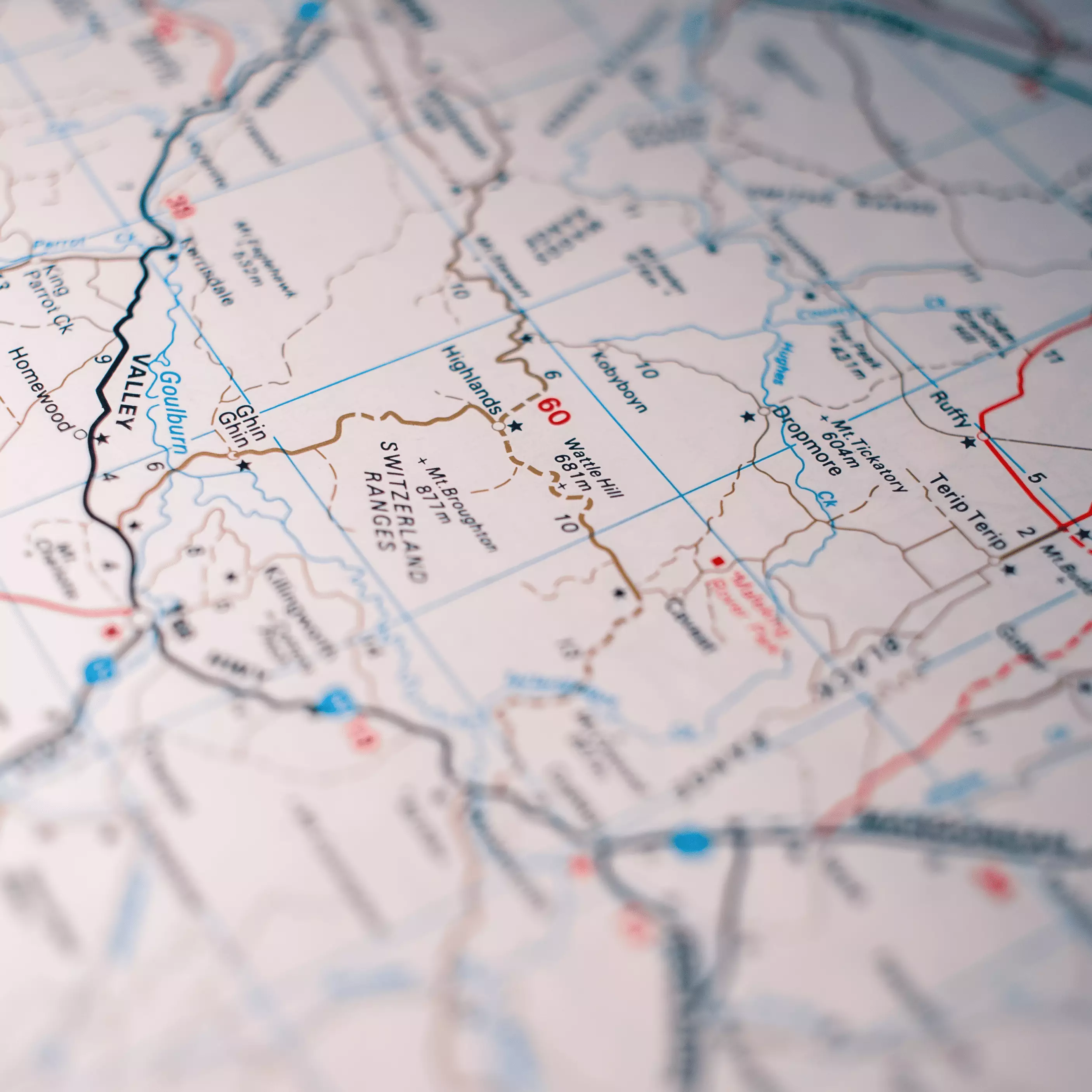 Business Location Listings Interactive map showing multiple business locations