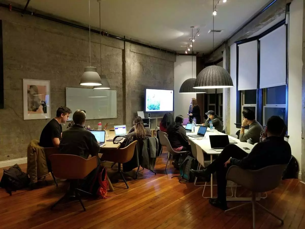 people in a meeting room